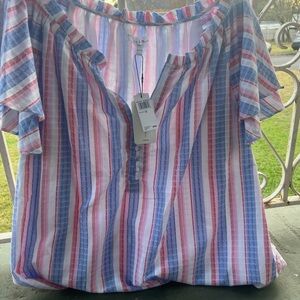 Catherine Malandrino Multicolor Striped Blouse